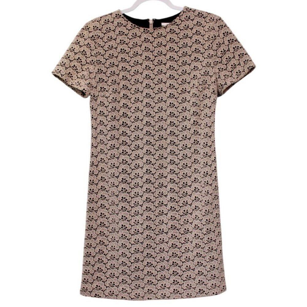 Diane Von Furstenberg Dress Size 6 Floral Lace Overlay Preppy Business Casual